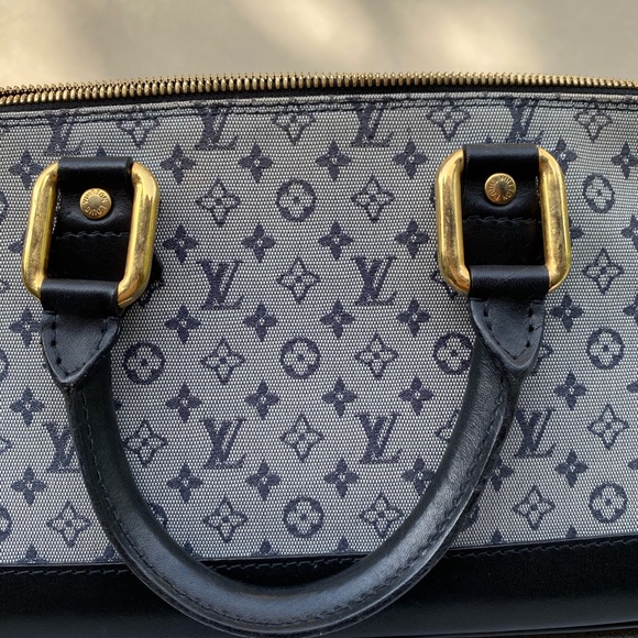 Louis Vuitton Gray Monogram Mini Lin Alma Long Bag - Picture 3 of 10